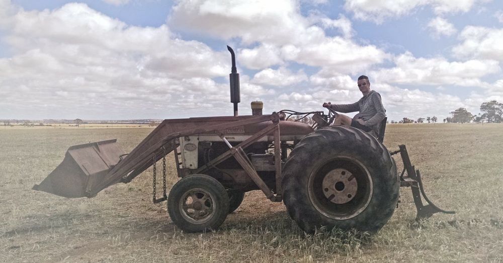 Tractor-drivin' man.