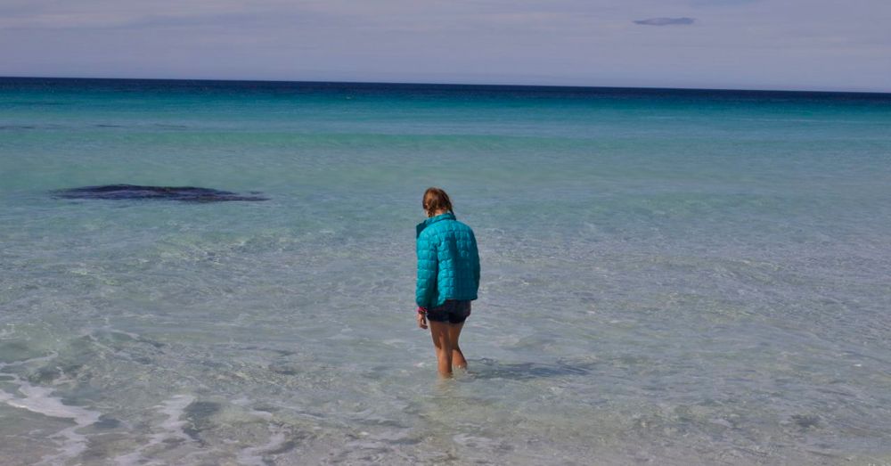 Girl in the Ocean
