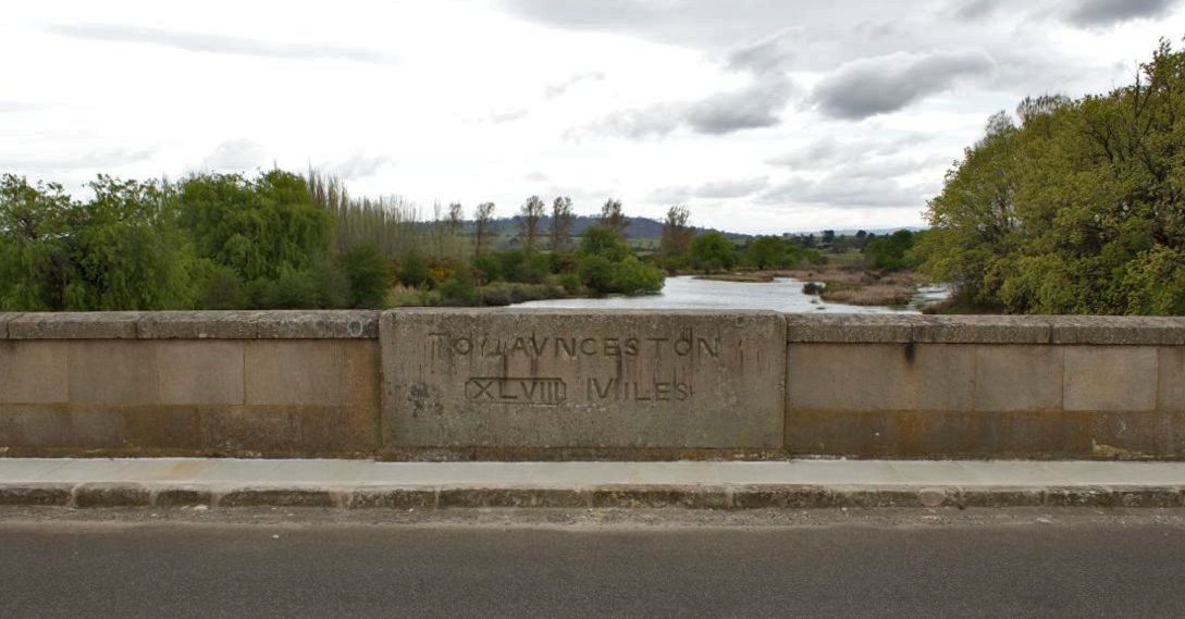 Ross Bridge: 47 Miles to Launceston