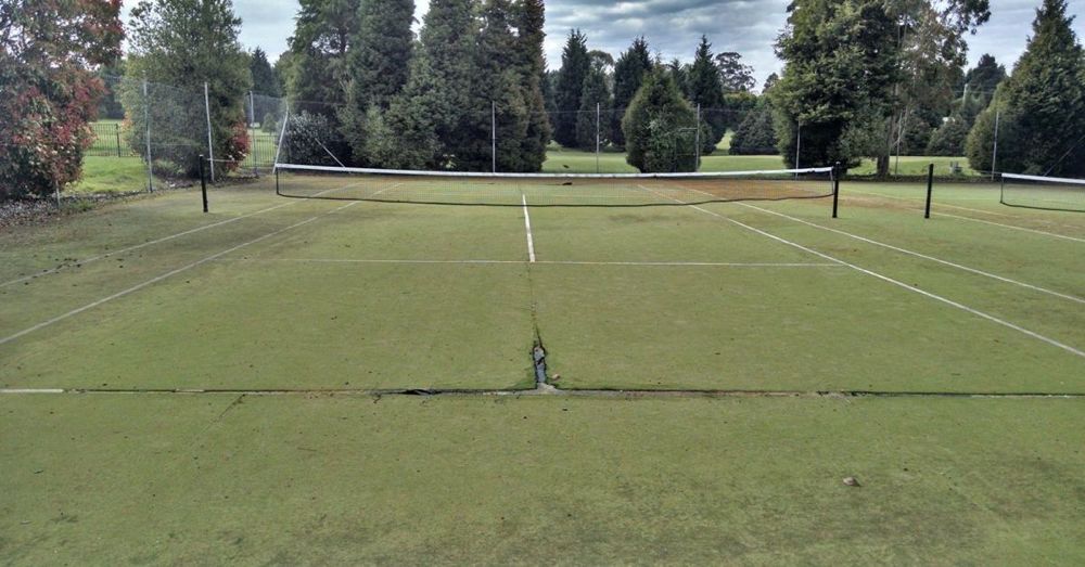 Saddest tennis court in the world.