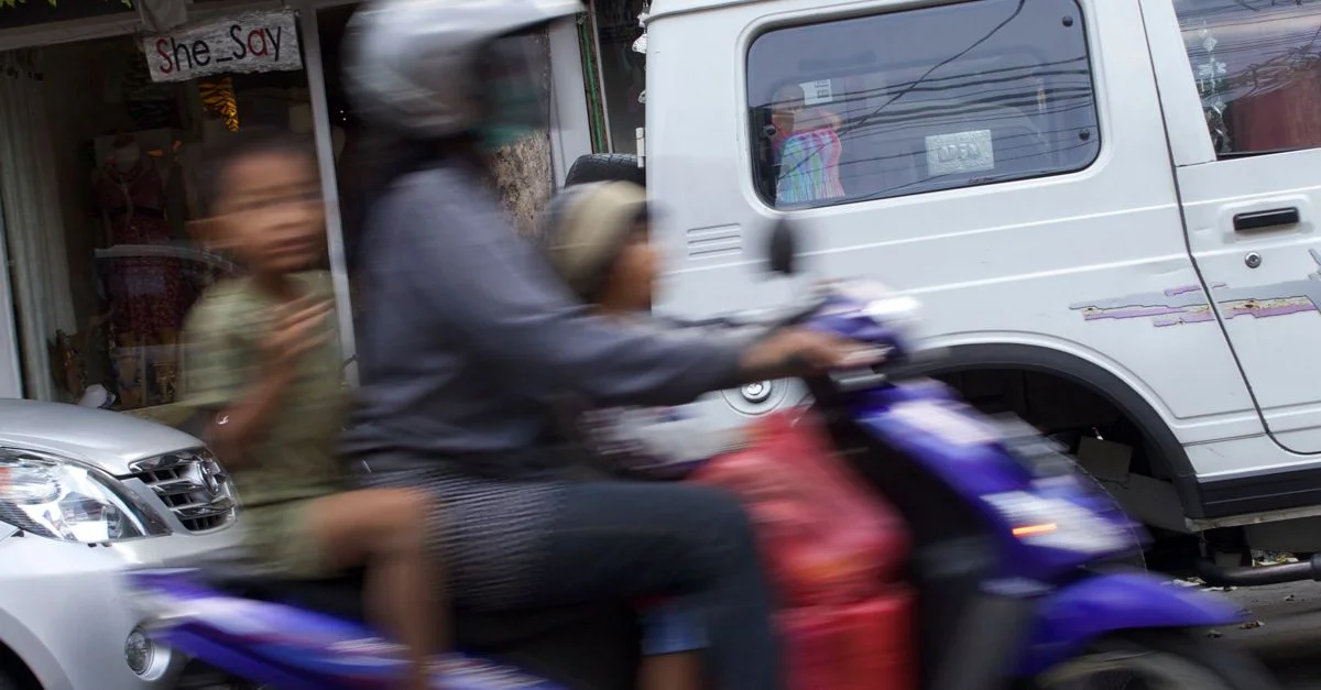 I Rode On a Scooter in Bali