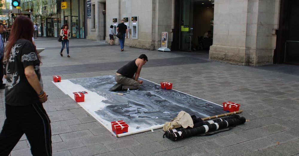 Street Artist, Murray St. Mall