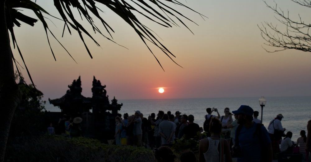 Sunset at Tanah Lot