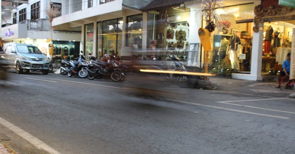 Speedy motorbike.