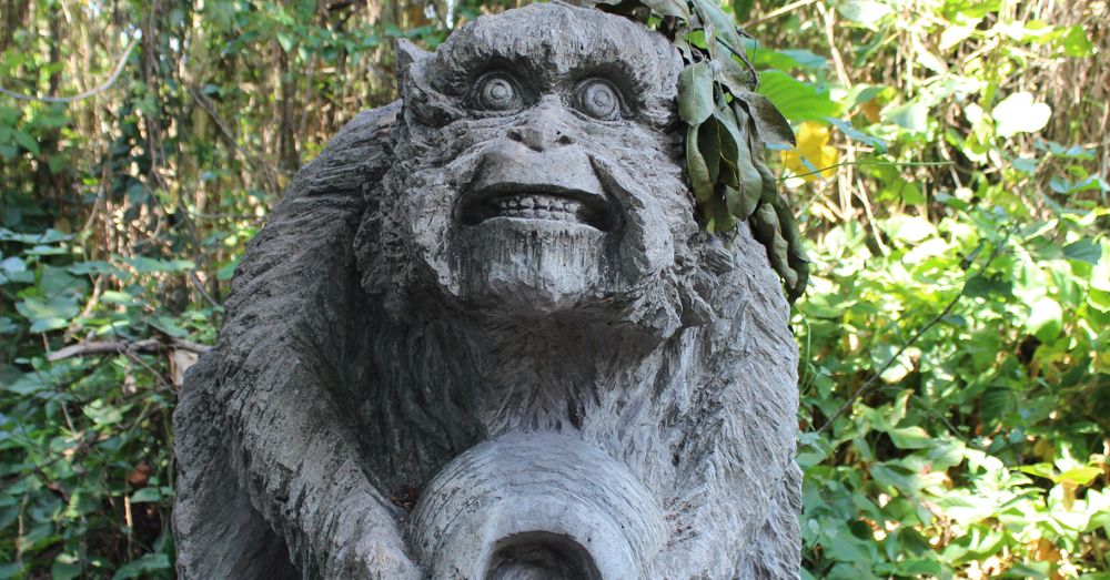 Scary Monkey Statue