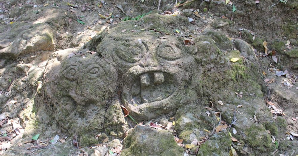 Faces at the Elephant Cave