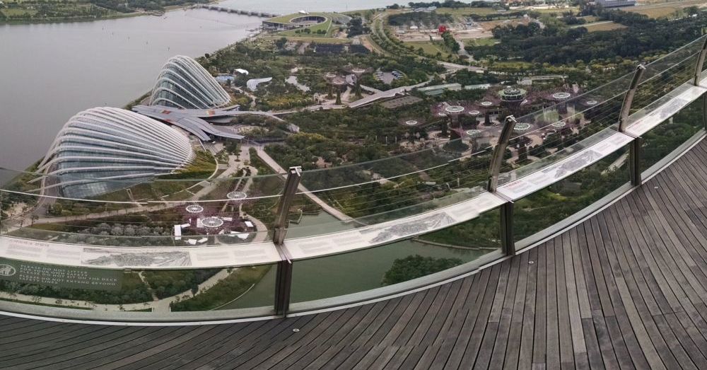 Gardens by the Bay from the SkyPark