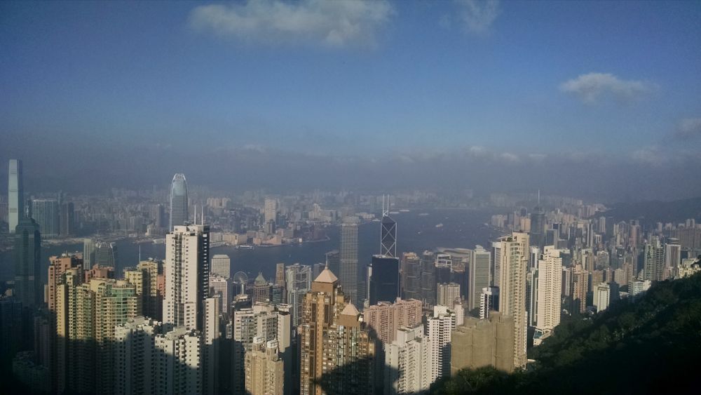 Overlooking Kowloon Bay