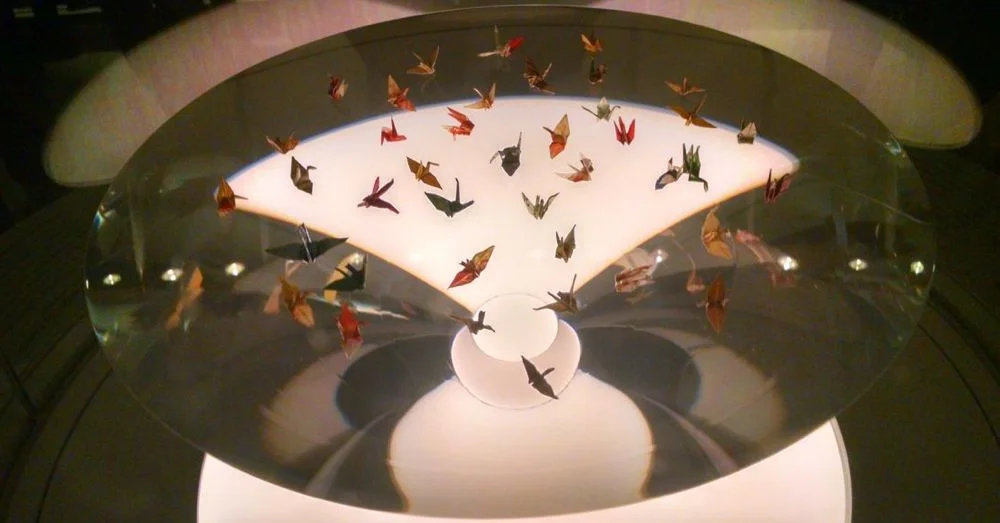 Some of Sadako's Paper Cranes