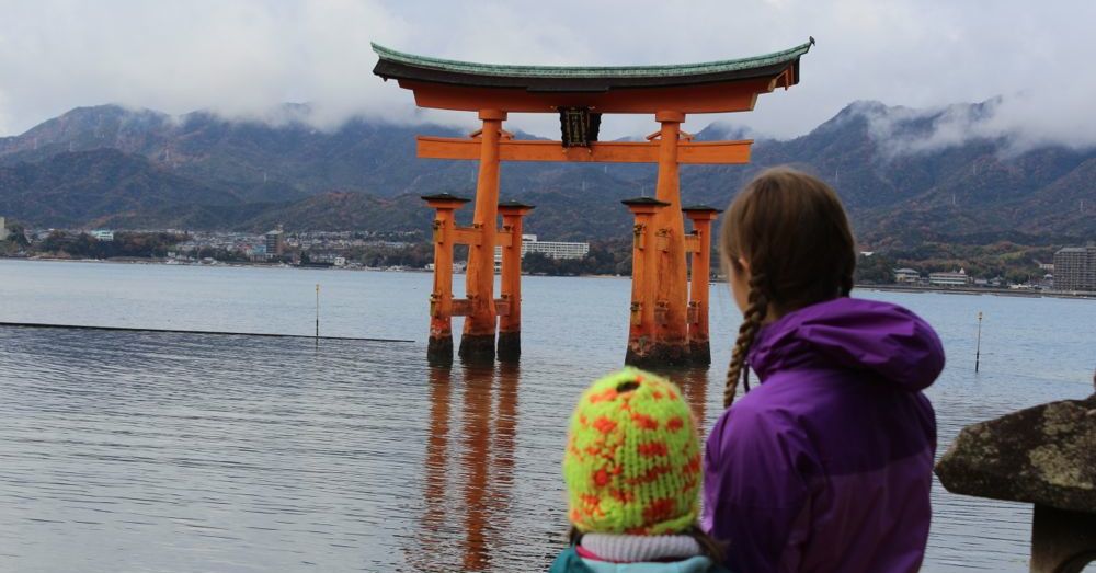 Girls at the O-torii Gate