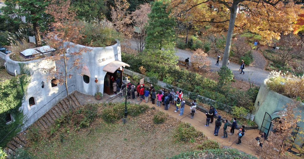 Line to enter Ghibli Museum