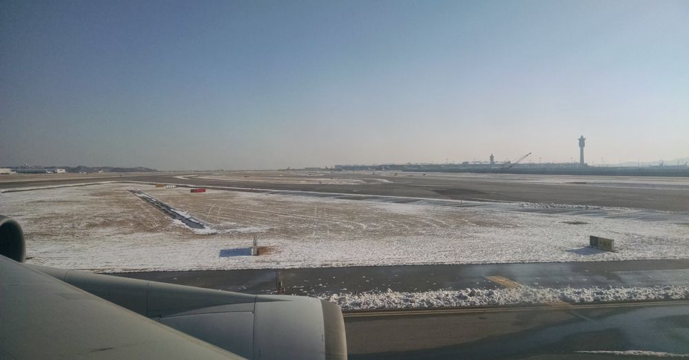 Landing in Seoul