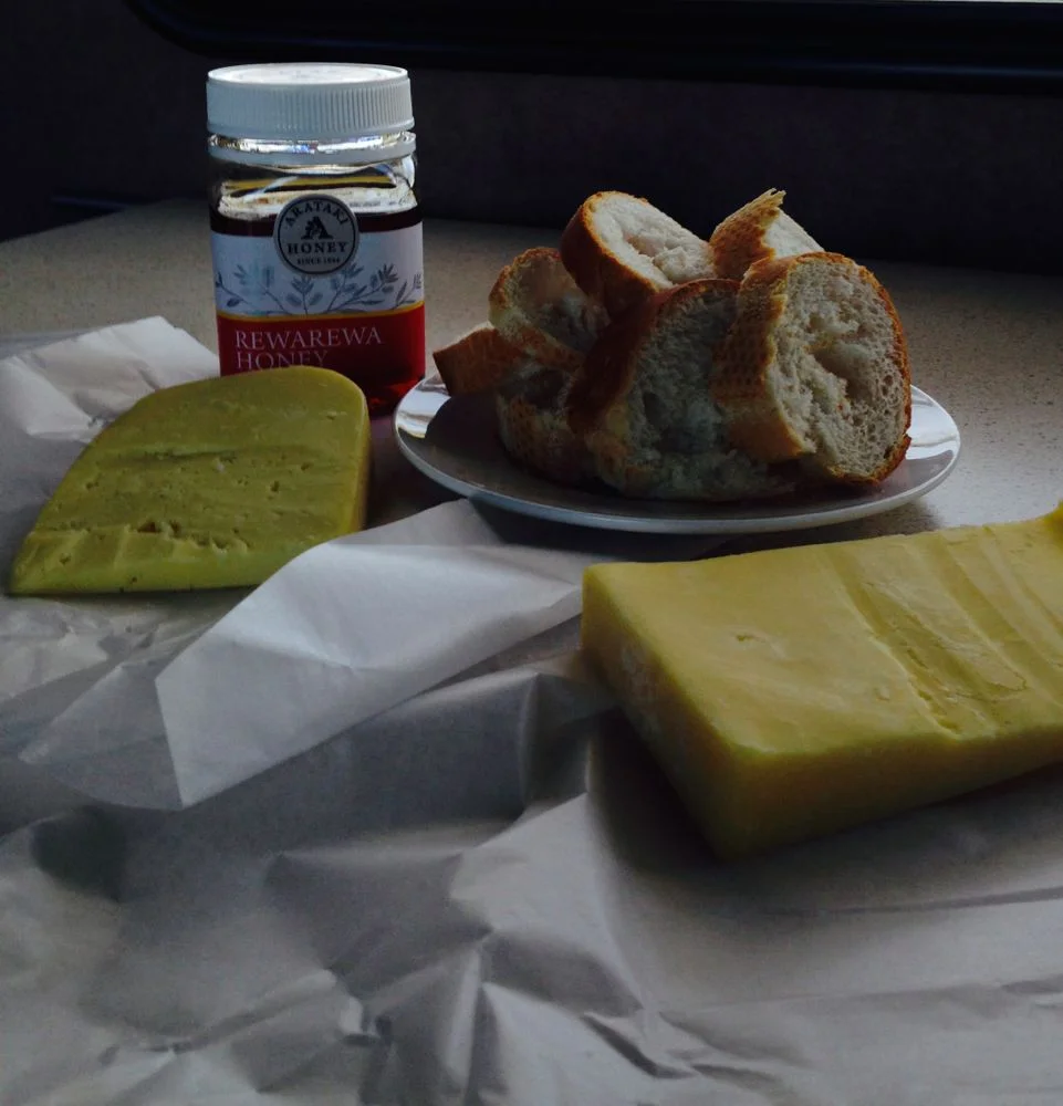 Local honey and cheese