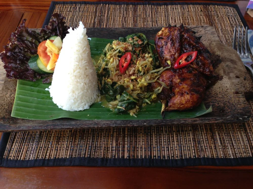 Typical lunch in Bali