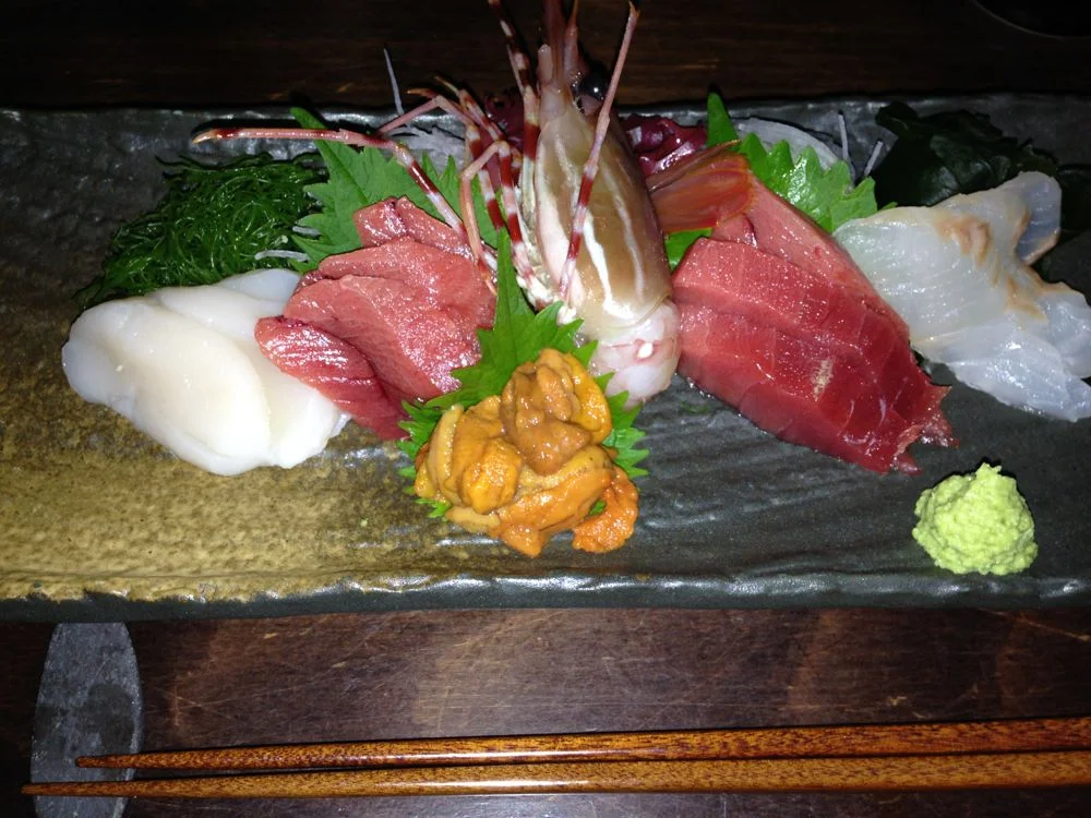 Sashimi platter