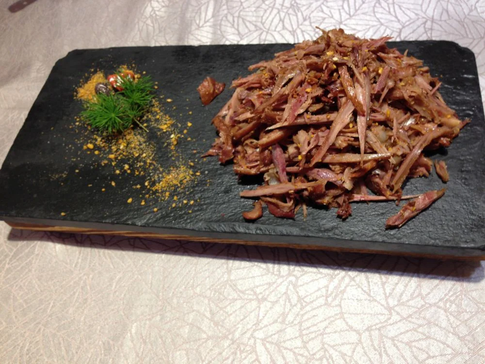 Salt and pepper roasted duck