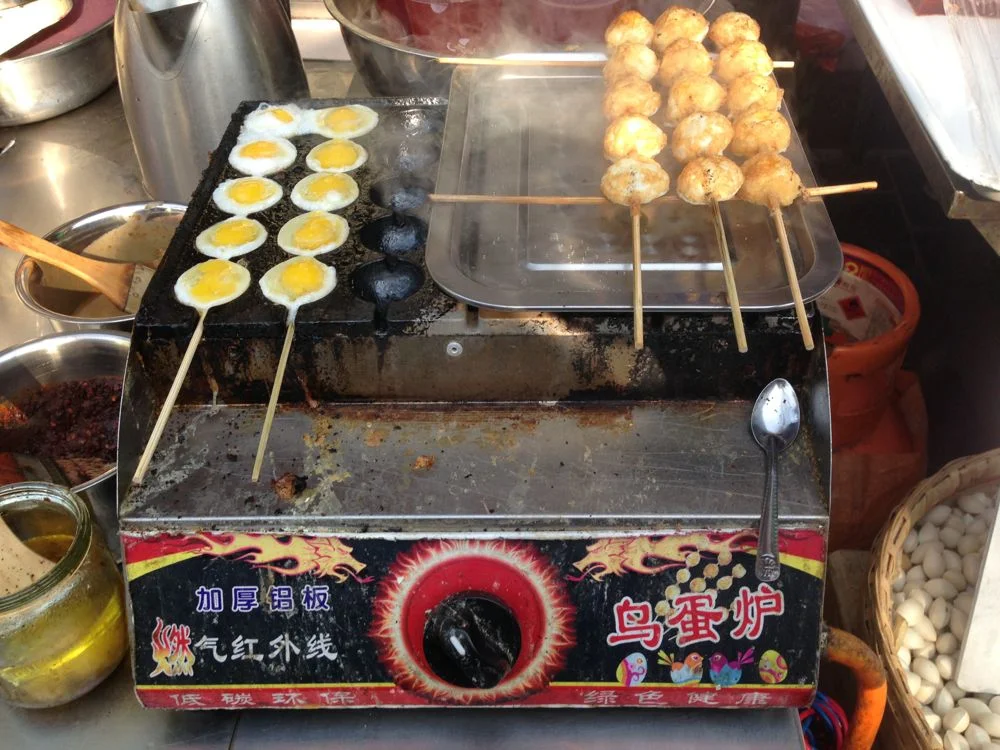 Cooked quail eggs