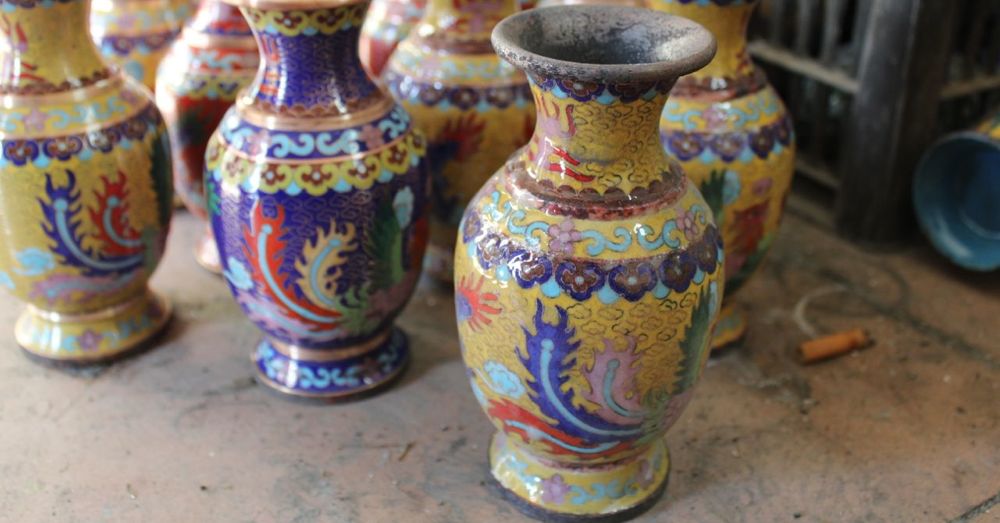 Cloisonne Vases