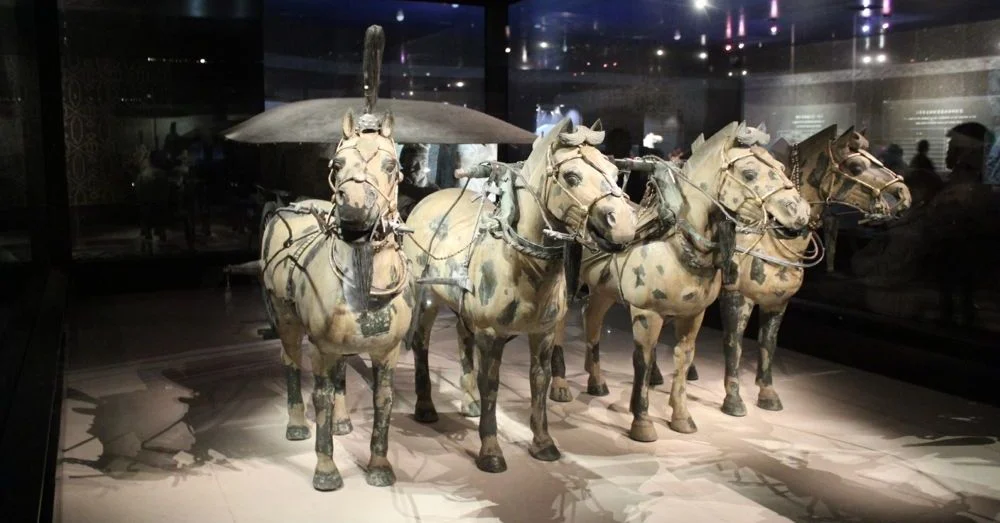 Bronze Chariot and Horses