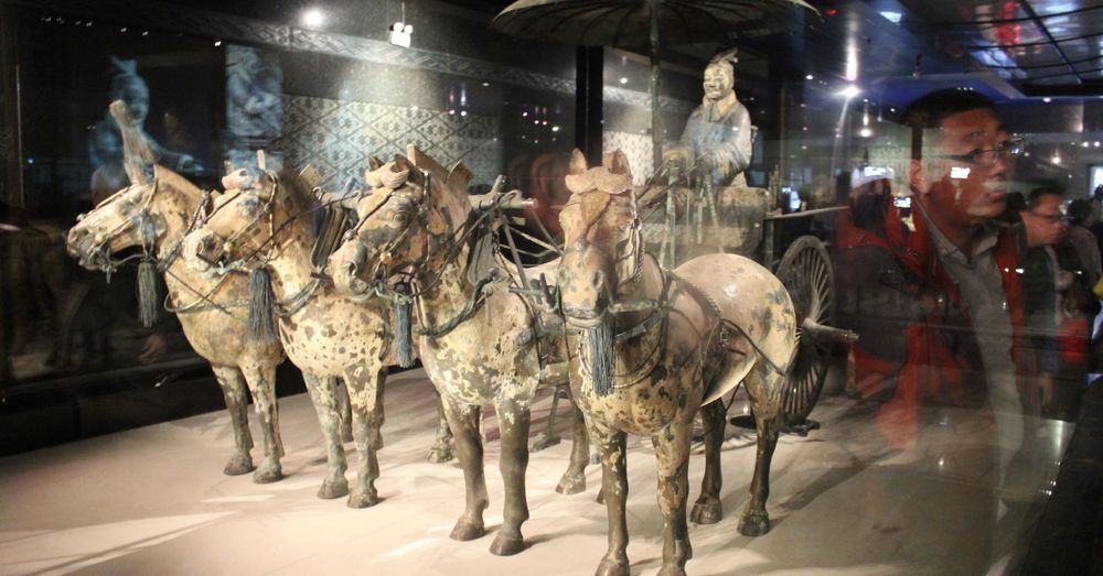 Bronze Chariot and Horses