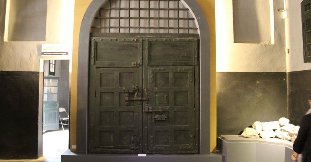 Original Hoa Lo Prison Gate