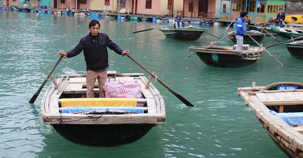 Rowing boat.