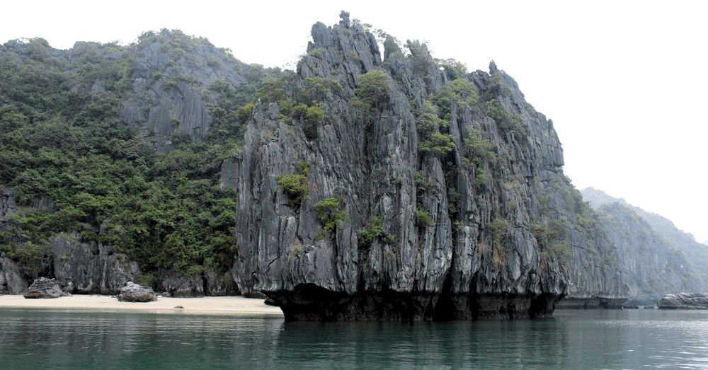 Rock Formation by the Beach