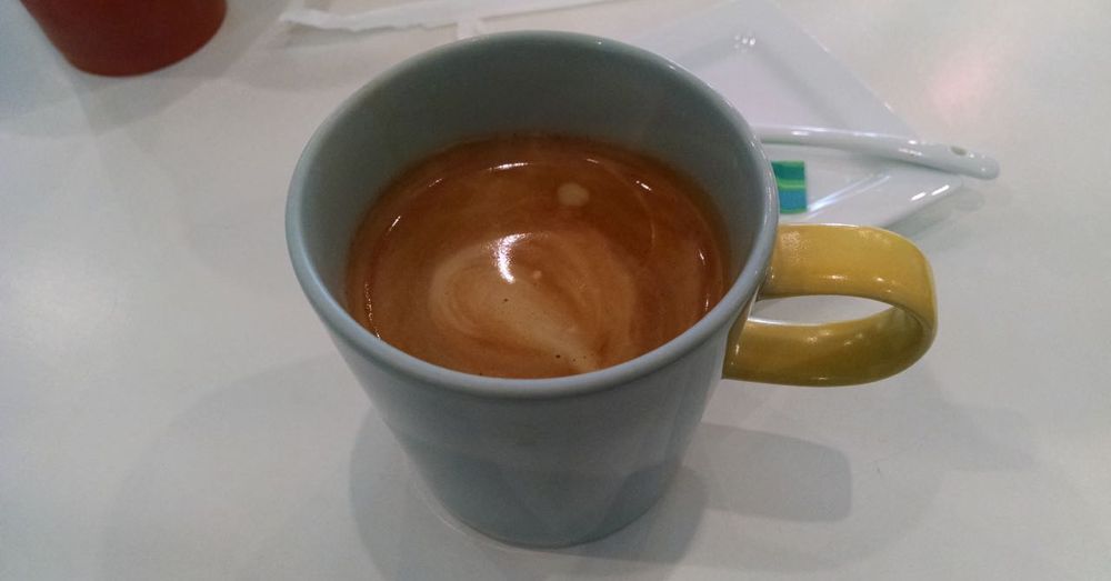 Americano at Blue Tree Café