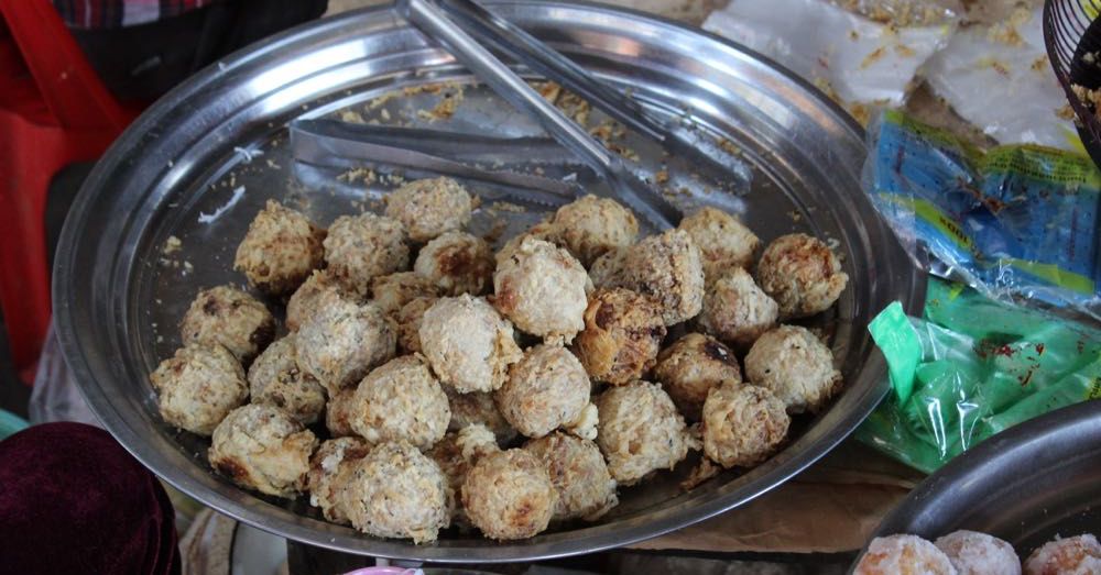 Deep Fried Rice Balls