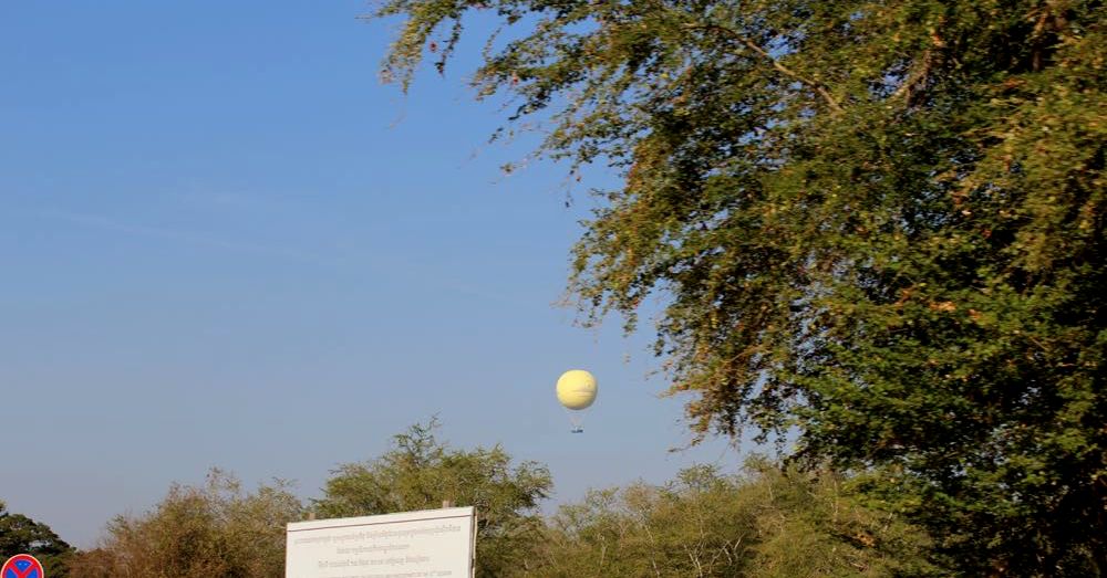 Balloon over Angkor Wat