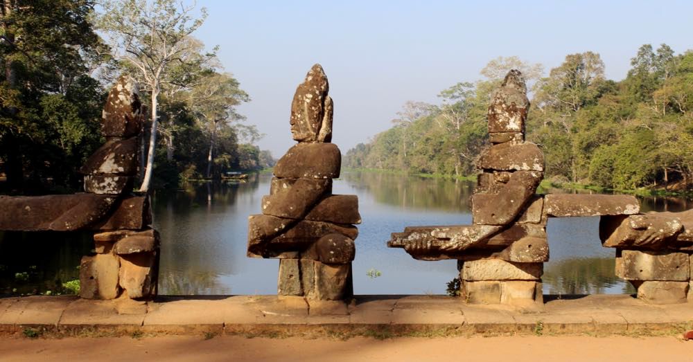 Guardians over the moat