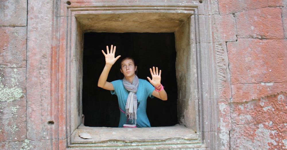 Frankie at Ta Prohm