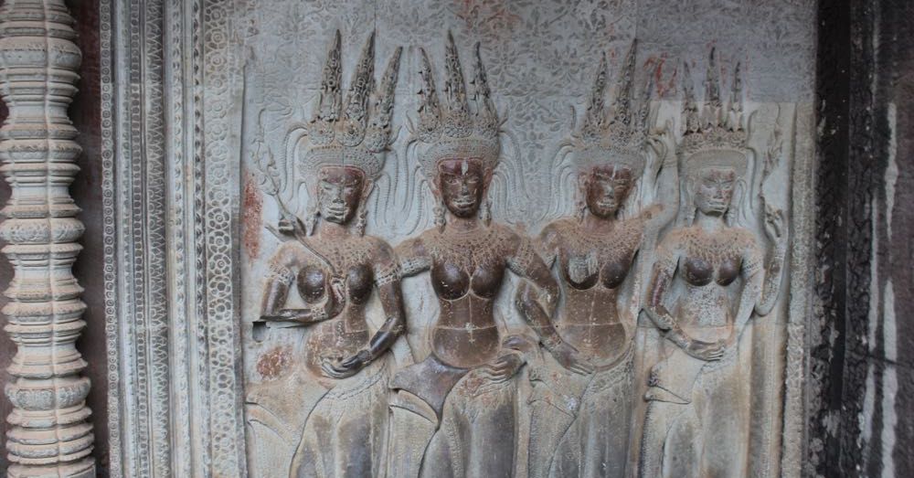 Wall Carvings at Angkor Wat