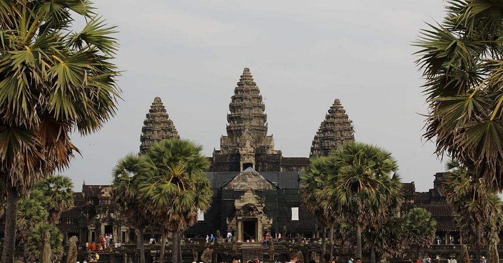 Angkor Wat from the front