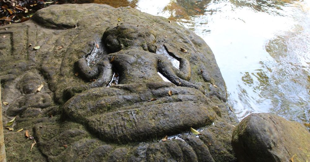 Riverside Carving of Brahma