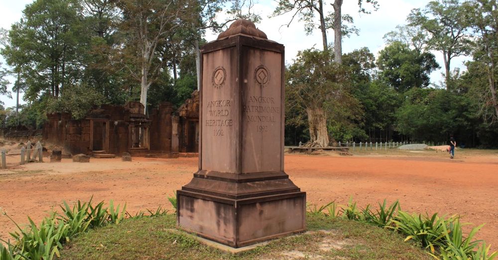 UNESCO Marker at Banteay Srei