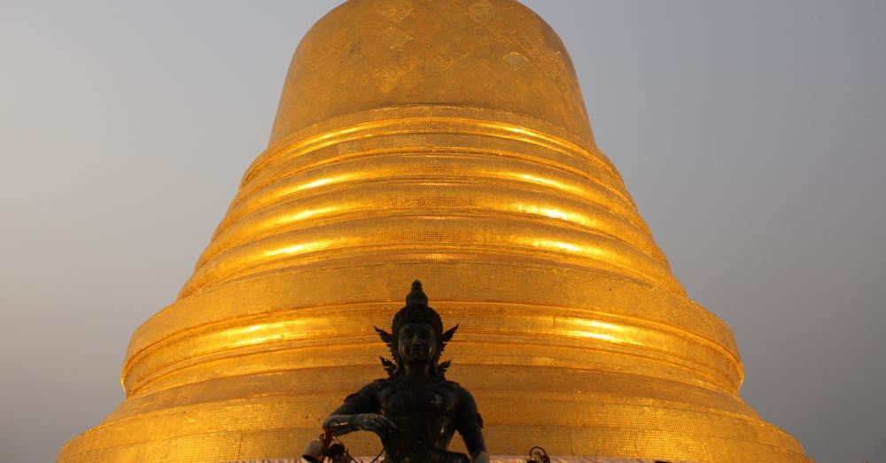 Wat Saket (at the top)