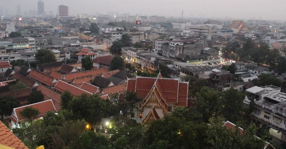 Bangkok from Wat Saket