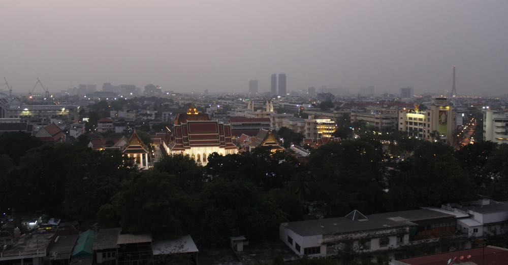 Bangkok from Wat Saket