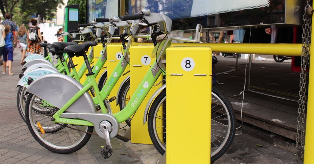 Public bikes, Bangkok.