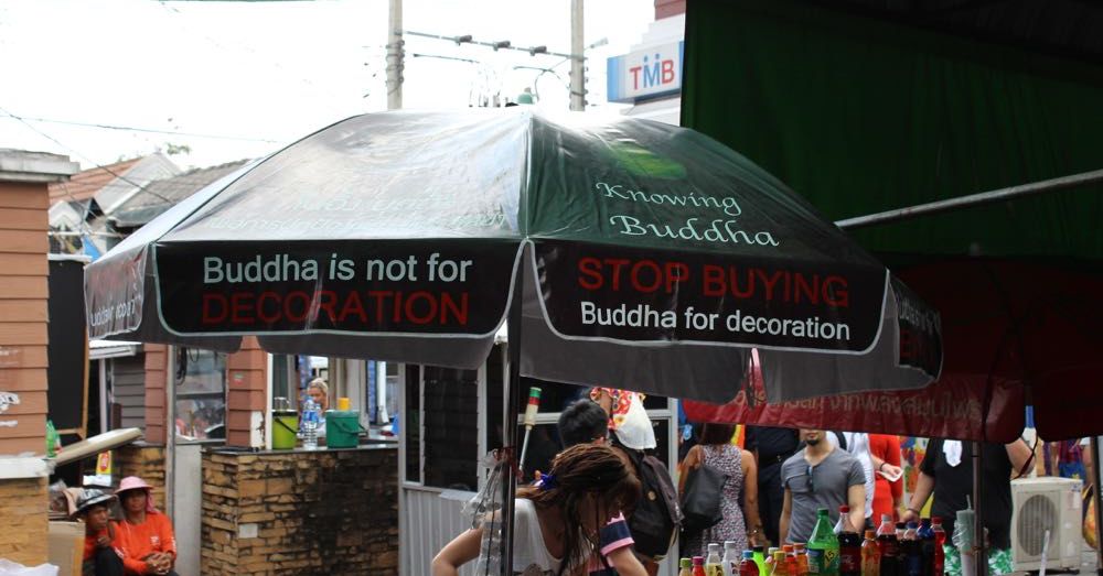 Buddha is not decoration