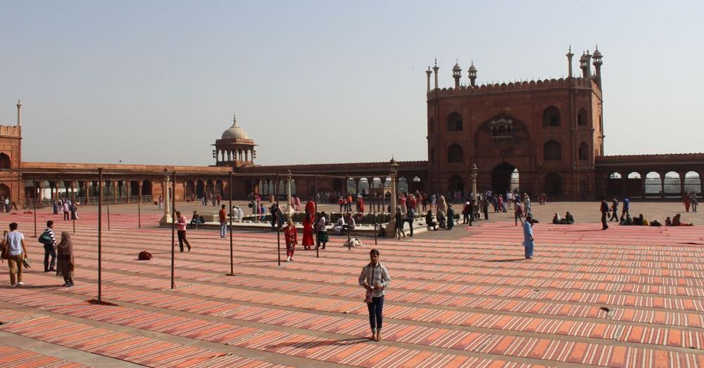 Courtyard at Jama Masjid, Delhi