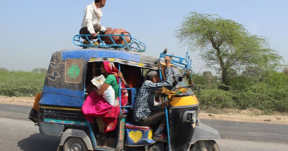 Crowded Rickshaw