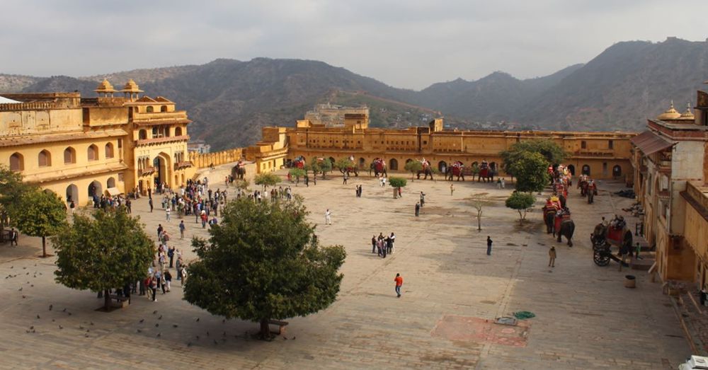 Amer Fort Courtyard