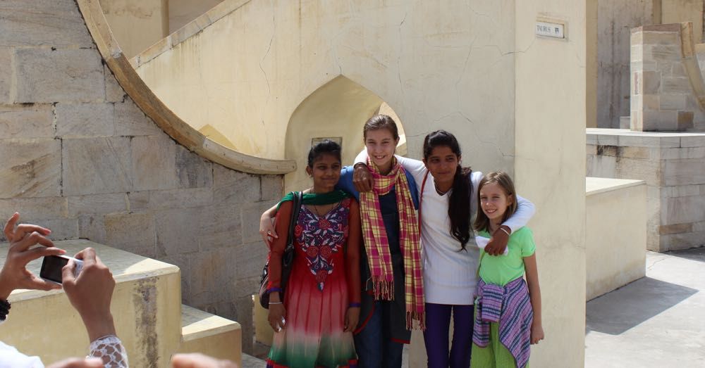 Photo with strangers at the Rashivalayas