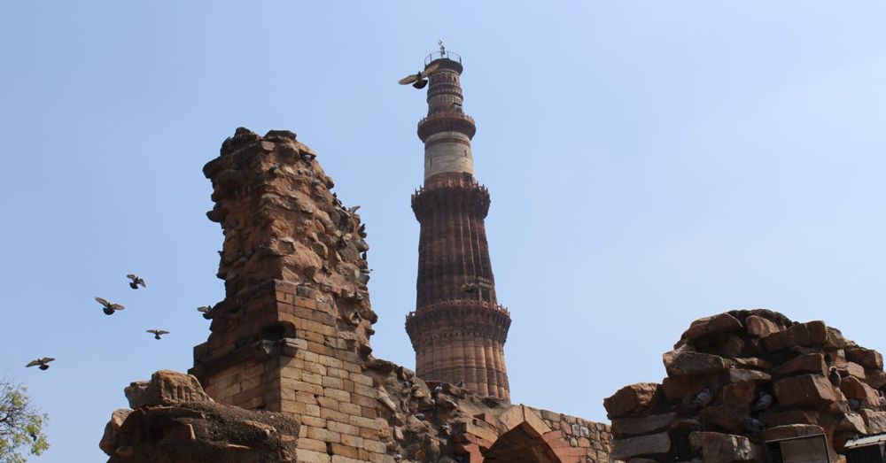 World's talles brick minaret.