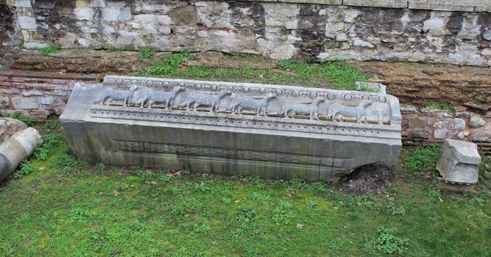 Remains of the Theodosian Hagia Sofia