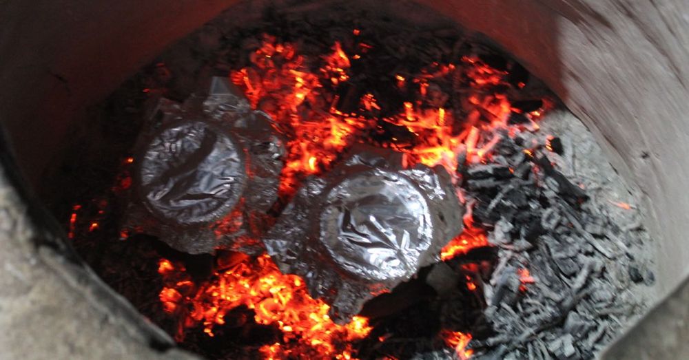 Clay Pots in a Tandoor