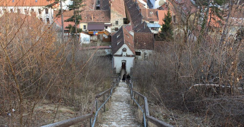 Stairs down to Graft Bastion