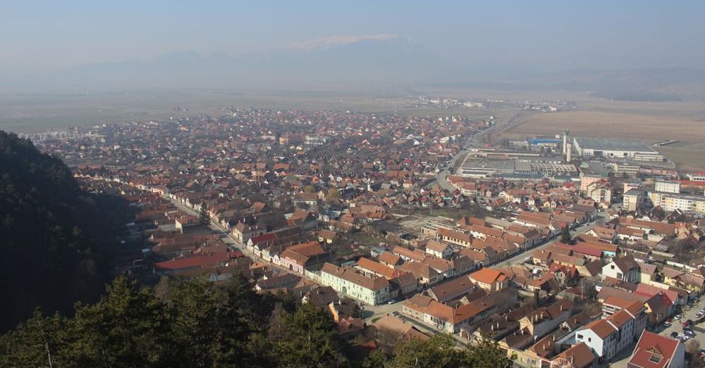Rasnov from atop the Citadel